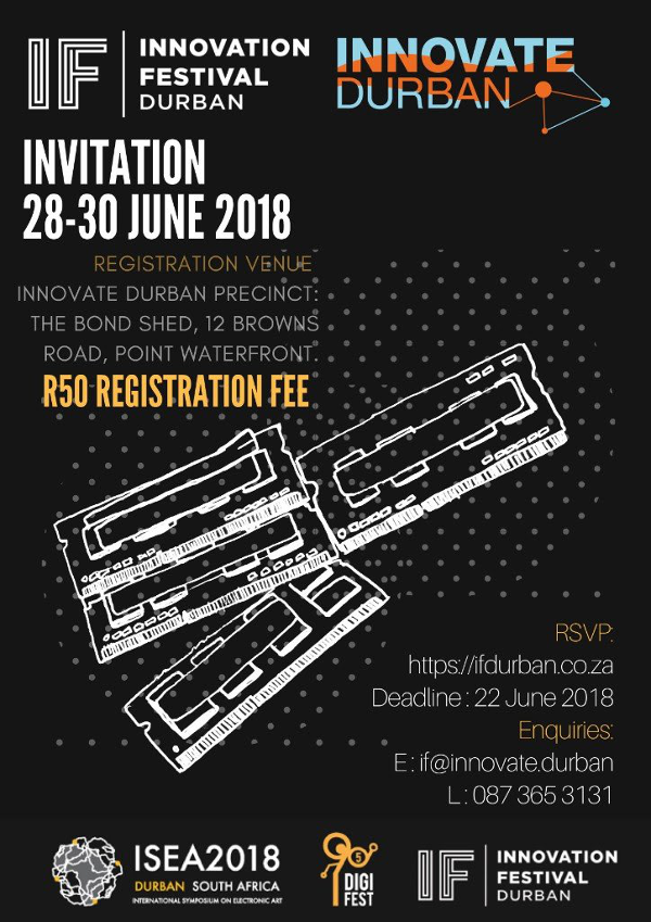 Innovation Festival Poster 2018, Durban, South Africa, 28-30 June 2018