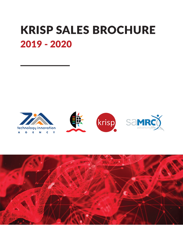 KRISP Sales brochure. KRISP expanded its genomics service offers for 2019-2020